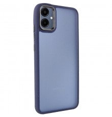 Чохол TPU+PC Lyon Frosted для Samsung Galaxy A07 Navy Blue