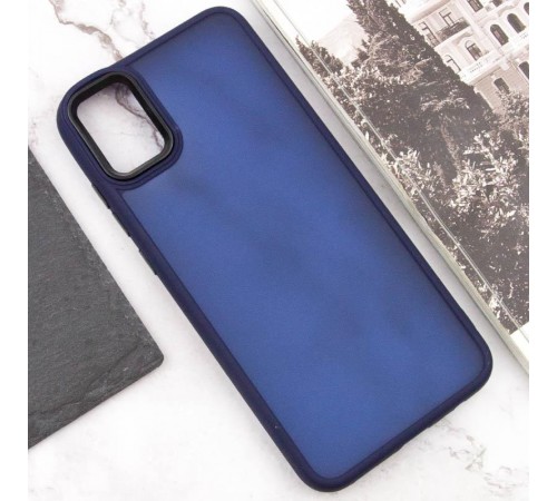 Чохол TPU+PC Lyon Frosted для Samsung Galaxy A07 Navy Blue