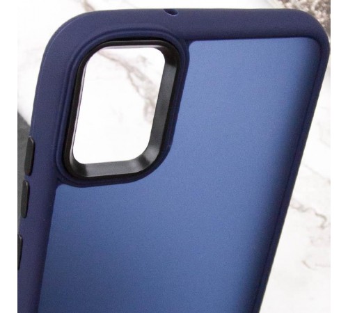 Чохол TPU+PC Lyon Frosted для Samsung Galaxy A07 Navy Blue