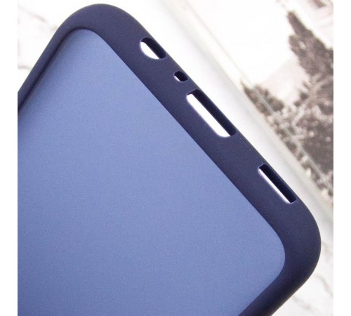 Чохол TPU+PC Lyon Frosted для Samsung Galaxy A07 Navy Blue