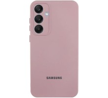 Чохол Silicone Cover Lakshmi Full Camera (AA) with logo для Samsung Galaxy S24 Рожевий / Pink Sand