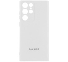 Чохол Silicone Cover Lakshmi Full Camera (AA) with logo для Samsung Galaxy S24 Ultra Білий / White