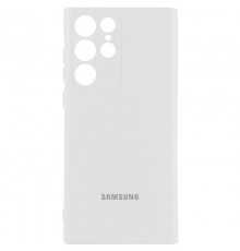 Чохол Silicone Cover Lakshmi Full Camera (AA) with logo для Samsung Galaxy S24 Ultra Білий / White