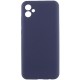 Чохол Silicone Cover Lakshmi Full Camera (AA) для Samsung Galaxy A07 Синій / Midnight Blue