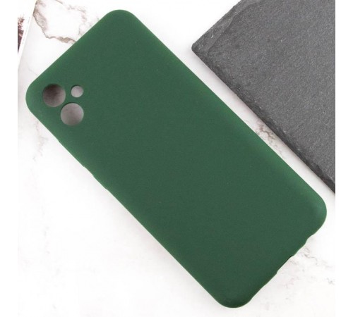 Чохол Silicone Cover Lakshmi Full Camera (AA) для Samsung Galaxy A07 Зелений / Dark green Чохол Silicone Cover Lakshmi Full Camera (AA) для Samsung Galaxy A07 Зелений / Dark green