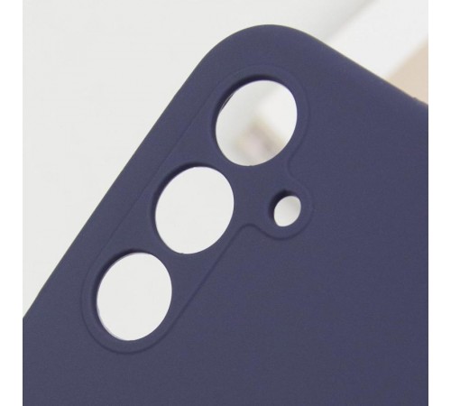 Чохол Silicone Cover Lakshmi Full Camera (AA) для Samsung Galaxy A17 5G Синій / Midnight Blue