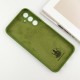 Чохол Silicone Cover Lakshmi Full Camera (AA) для Samsung Galaxy A17 5G Зелений / Dark green