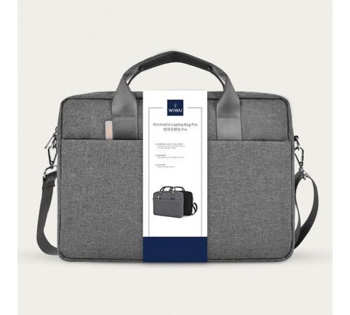 Сумка для ноутбуку WIWU Minimalist Laptop II 13.3" / 13.6" / 14.2" Grey