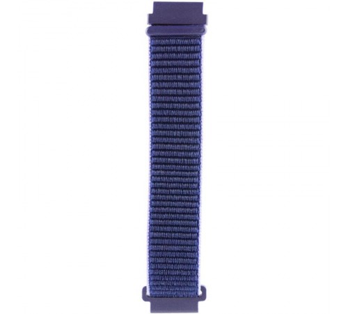 Ремінець Nylon для Smart Watch 22mm Темно-синій / Бузковий