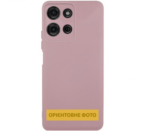 Чохол Silicone Cover Lakshmi Full Camera (AA) для Motorola Moto G35 Рожевий / Pink Sand Чохол Silicone Cover Lakshmi Full Camera (AA) для Motorola Moto G35 Рожевий / Pink Sand