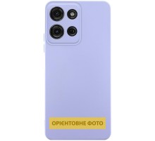 Чохол Silicone Cover Lakshmi Full Camera (AA) для Motorola Moto G35 Бузковий / Dasheen
