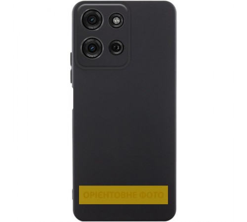 Чохол Silicone Cover Lakshmi Full Camera (AA) для Motorola Edge 60 / 60 Fusion Чорний / Black