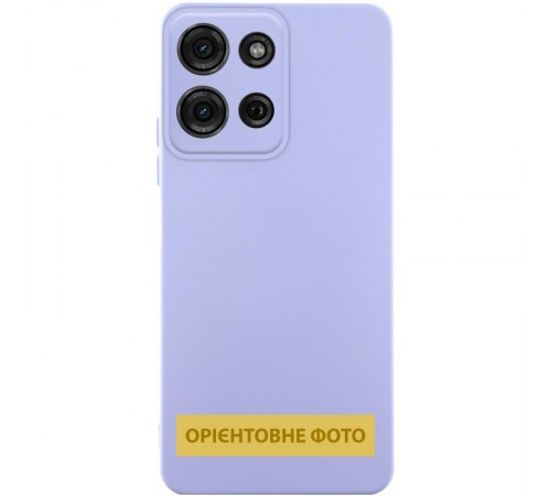 Чохол Silicone Cover Lakshmi Full Camera (AA) для Motorola Edge 60 / 60 Fusion Бузковий / Dasheen