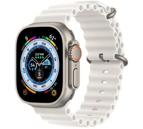 Ремінець Ocean Band для Apple Watch 38/40/41/42mm(ser.10) Білий / White Ремінець Ocean Band для Apple Watch 38/40/41/42mm(ser.10) Білий / White