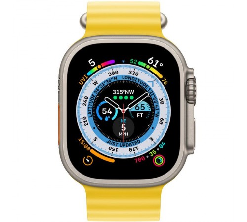 Ремінець Ocean Band для Apple Watch 38/40/41/42mm(ser.10) Жовтий / Yellow