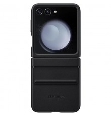 Шкіряний чохол Leather Case (AAA) для Samsung Galaxy Z Flip7 Black