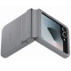 Шкіряний чохол Leather Case (AAA) для Samsung Galaxy Z Flip7 Light Gray
