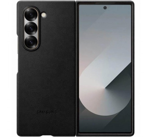 Шкіряний чохол Leather Case (AAA) для Samsung Galaxy Z Fold7 Black