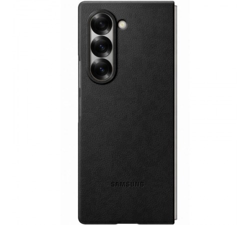 Шкіряний чохол Leather Case (AAA) для Samsung Galaxy Z Fold7 Black
