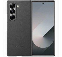 Шкіряний чохол Leather Case (AAA) для Samsung Galaxy Z Fold7 Gray