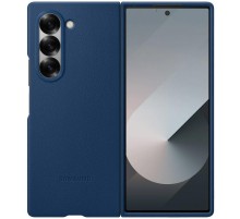 Шкіряний чохол Leather Case (AAA) для Samsung Galaxy Z Fold7 Navy