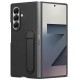 Шкіряний чохол Leather Case (AAA) with stand для Samsung Galaxy Z Fold7 Black