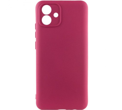 Чохол TPU GETMAN Liquid Silk Full Camera для Samsung Galaxy A07 Бордовий / Marsala Чохол TPU GETMAN Liquid Silk Full Camera для Samsung Galaxy A07 Бордовий / Marsala