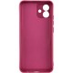 Чохол TPU GETMAN Liquid Silk Full Camera для Samsung Galaxy A07 Бордовий / Marsala