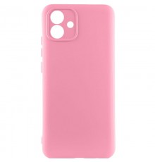 Чохол TPU GETMAN Liquid Silk Full Camera для Samsung Galaxy A07 Рожевий / Pink