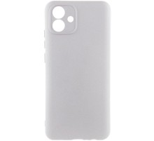Чохол TPU GETMAN Liquid Silk Full Camera для Samsung Galaxy A07 Сірий / Lavender