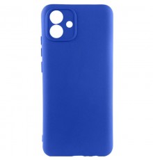 Чохол TPU GETMAN Liquid Silk Full Camera для Samsung Galaxy A07 Синій / Deep navy