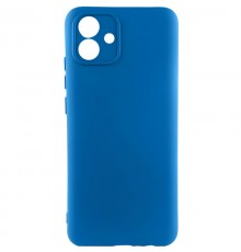 Чохол TPU GETMAN Liquid Silk Full Camera для Samsung Galaxy A07 Синій / Royal blue