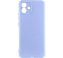 Чохол TPU GETMAN Liquid Silk Full Camera для Samsung Galaxy A07 Бузковий / Light purple