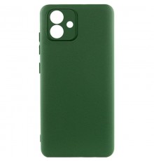 Чохол TPU GETMAN Liquid Silk Full Camera для Samsung Galaxy A07 Зелений / Dark green