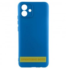 Чохол TPU GETMAN Liquid Silk Full Camera для Samsung Galaxy A17 5G Синій / Royal blue