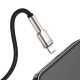Дата кабель Baseus Cafule Series Metal USB to Lightning 2.4A (0.25m) (CALJK-0) Black