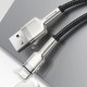 Дата кабель Baseus Cafule Series Metal USB to Lightning 2.4A (0.25m) (CALJK-0) Black