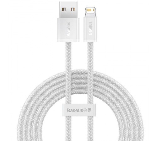 Дата кабель Baseus Dynamic Series USB to Lightning 2.4A (2m) (CALD00050) White