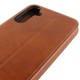 Шкіряний чохол-книжка Belora для Samsung Galaxy A17 5G Brown
