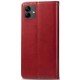 Шкіряний чохол-книжка GETMAN Gallant (PU) для Samsung Galaxy A07 Червоний
