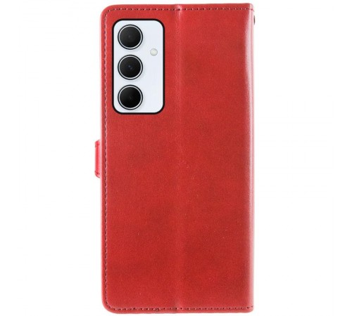 Шкіряний чохол-книжка GETMAN Gallant (PU) для Samsung Galaxy A17 5G Червоний