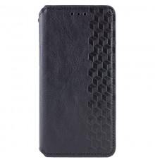 Шкіряний чохол-книжка GETMAN Cubic (PU) для Samsung Galaxy A07 Чорний