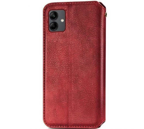 Шкіряний чохол-книжка GETMAN Cubic (PU) для Samsung Galaxy A07 Червоний Шкіряний чохол-книжка GETMAN Cubic (PU) для Samsung Galaxy A07 Червоний