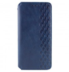 Шкіряний чохол-книжка GETMAN Cubic (PU) для Samsung Galaxy A07 Синій