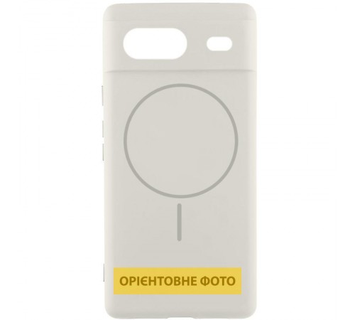 Чохол Silicone Cover Lakshmi Full Camera (AA) with MagFit для Google Pixel 9a Білий / White