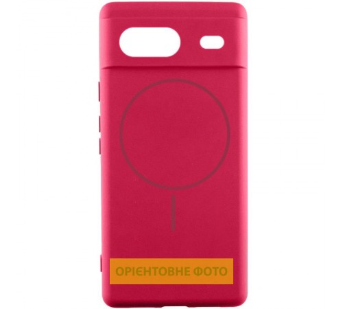Чохол Silicone Cover Lakshmi Full Camera (AA) with MagFit для Google Pixel 9a Червоний / Rose Red
