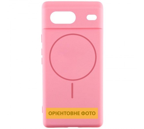 Чохол Silicone Cover Lakshmi Full Camera (AA) with MagFit для Google Pixel 9a Рожевий / Light pink