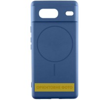 Чохол Silicone Cover Lakshmi Full Camera (AA) with MagFit для Google Pixel 9a Синій / Navy blue