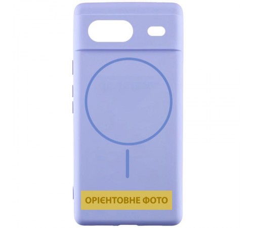 Чохол Silicone Cover Lakshmi Full Camera (AA) with MagFit для Google Pixel 9a Бузковий / Dasheen