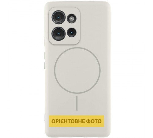 Чохол Silicone Cover Lakshmi Full Camera (AA) with MagFit для Motorola Edge 60 / 60 Fusion Білий / White